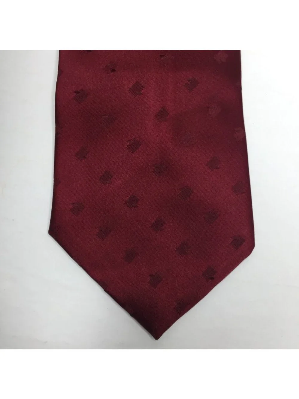 Botany 500 Boys Red Clip-on Tie Fancy Dressy Work Office Church